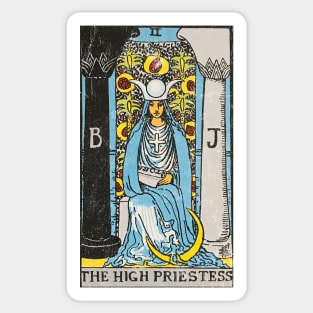 The High Priestess (distressed) Sticker